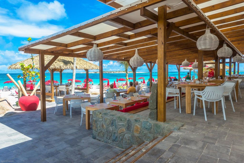 Orient bay beach restaurants by amazing stay sxm kontiki
